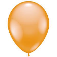 Luftballons Perl Orange